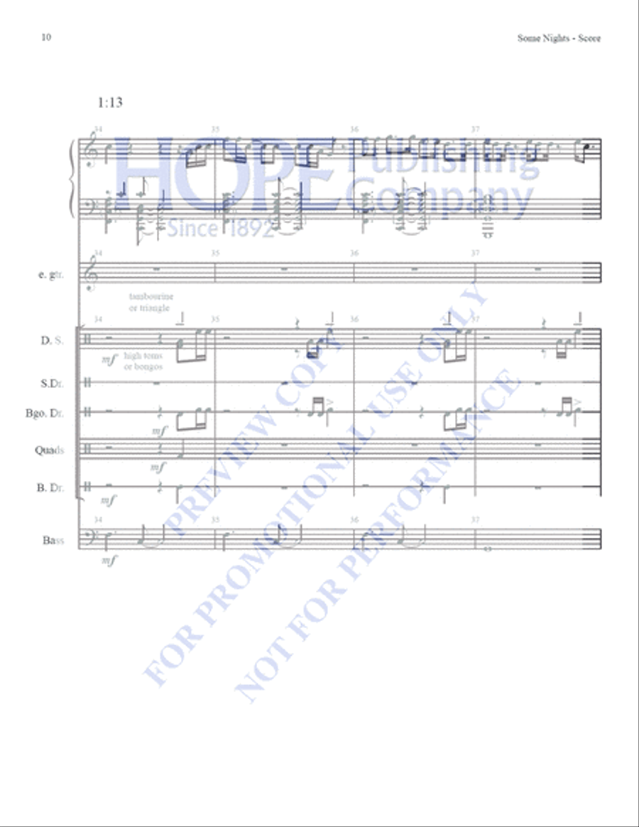 Some Nights Some Nights 5-Octaves scores gallery preview page 12