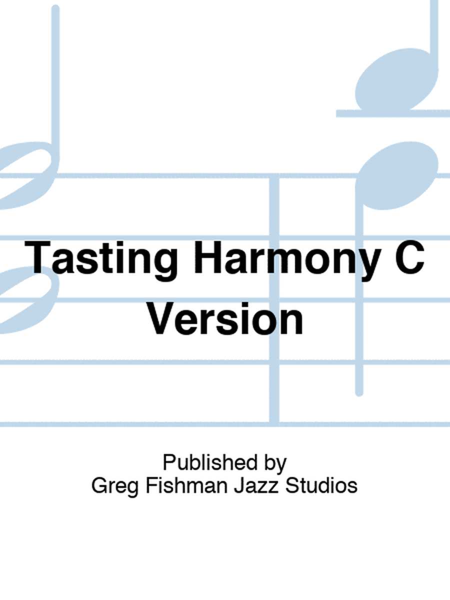 Tasting Harmony C Version