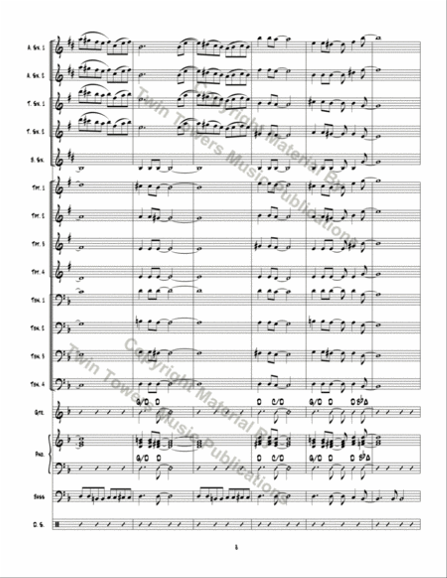 Table Time Table Time Jazz Ensemble scores gallery preview page 9