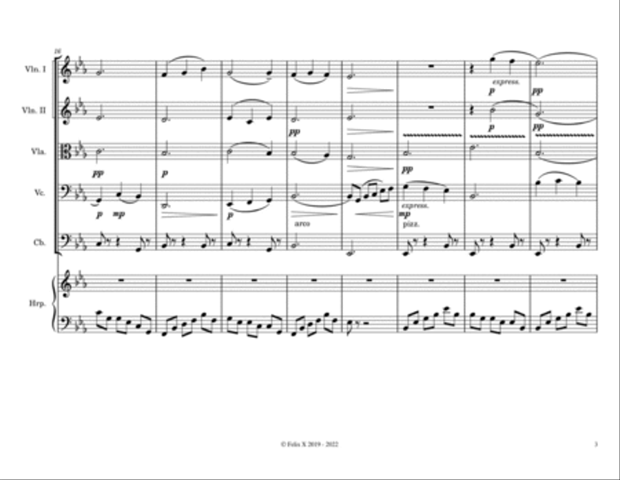 Moonlight Like Water Serenade (2nd Edition) Small Ensemble scores gallery preview page 4