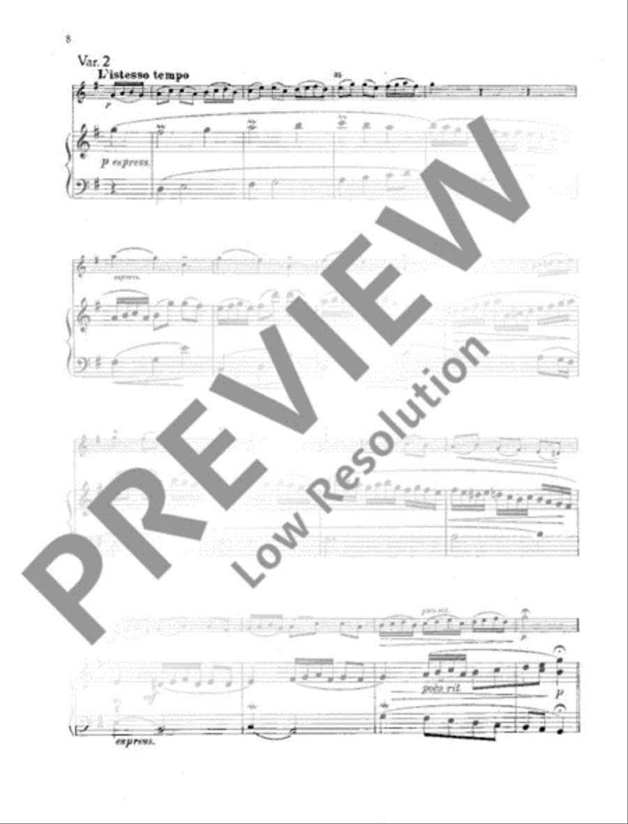 Sonatina in C Major Violin Solo scores gallery preview page 9