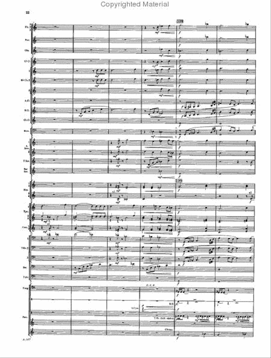 Day of the Shofar Concert Band scores gallery preview page 22