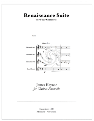 Renaissance Suite for Four Clarinets