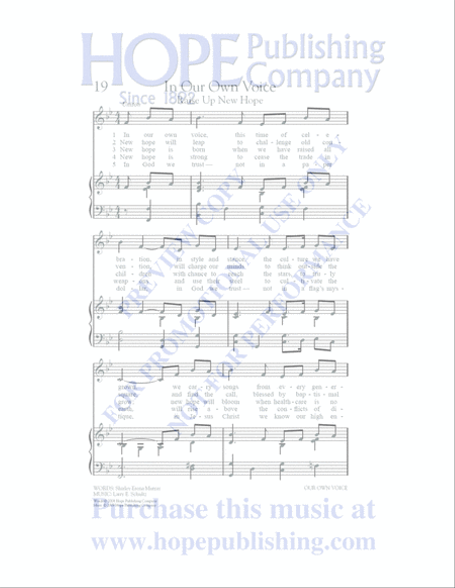 A Place at the Table Choir scores gallery preview page 62