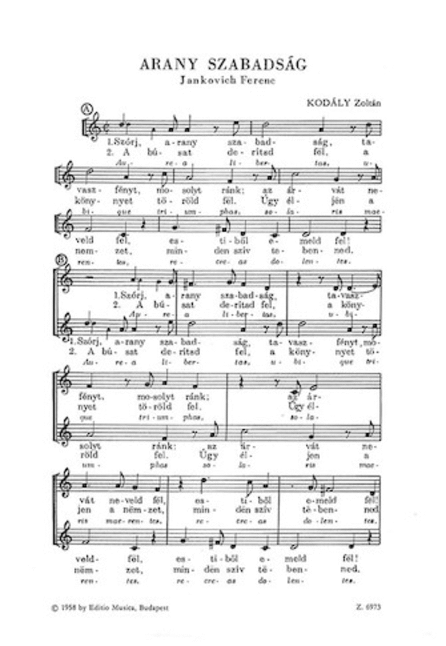 Golden Freedom (aurea Libertas) Score scores gallery preview page 1