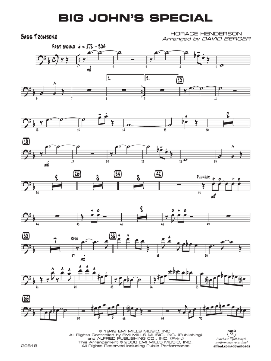 Big John's Special: Bass Trombone