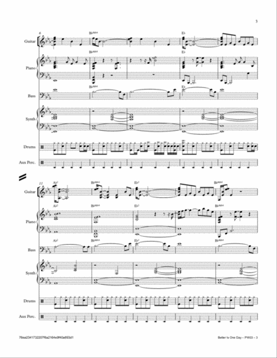 Better Is One Day Small Ensemble scores gallery preview page 3