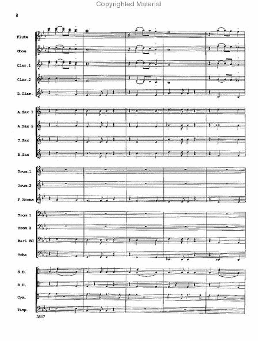 Amarado Amarado Concert Band scores gallery preview page 7
