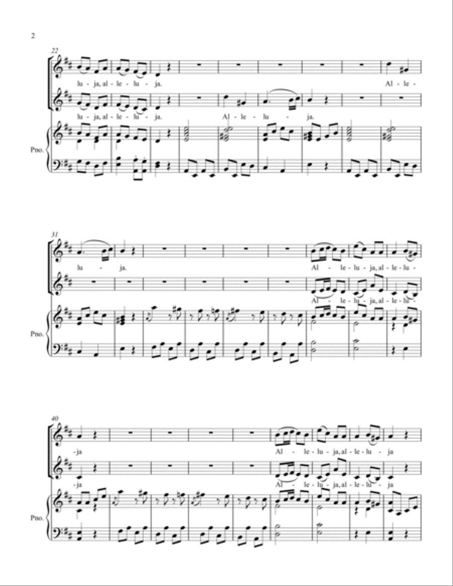 Alleluja SA scores gallery preview page 2
