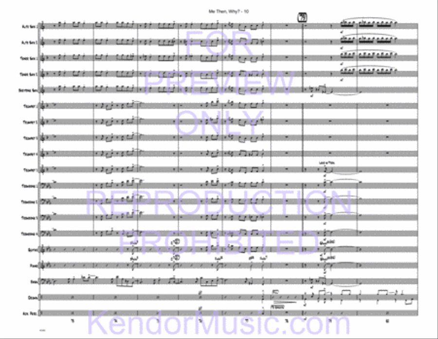 Me Then, Why? Me Then, Why? Jazz Ensemble scores gallery preview page 11