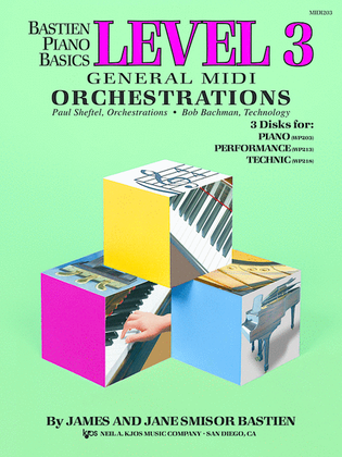 Book cover for General Midi Orch, Level 3