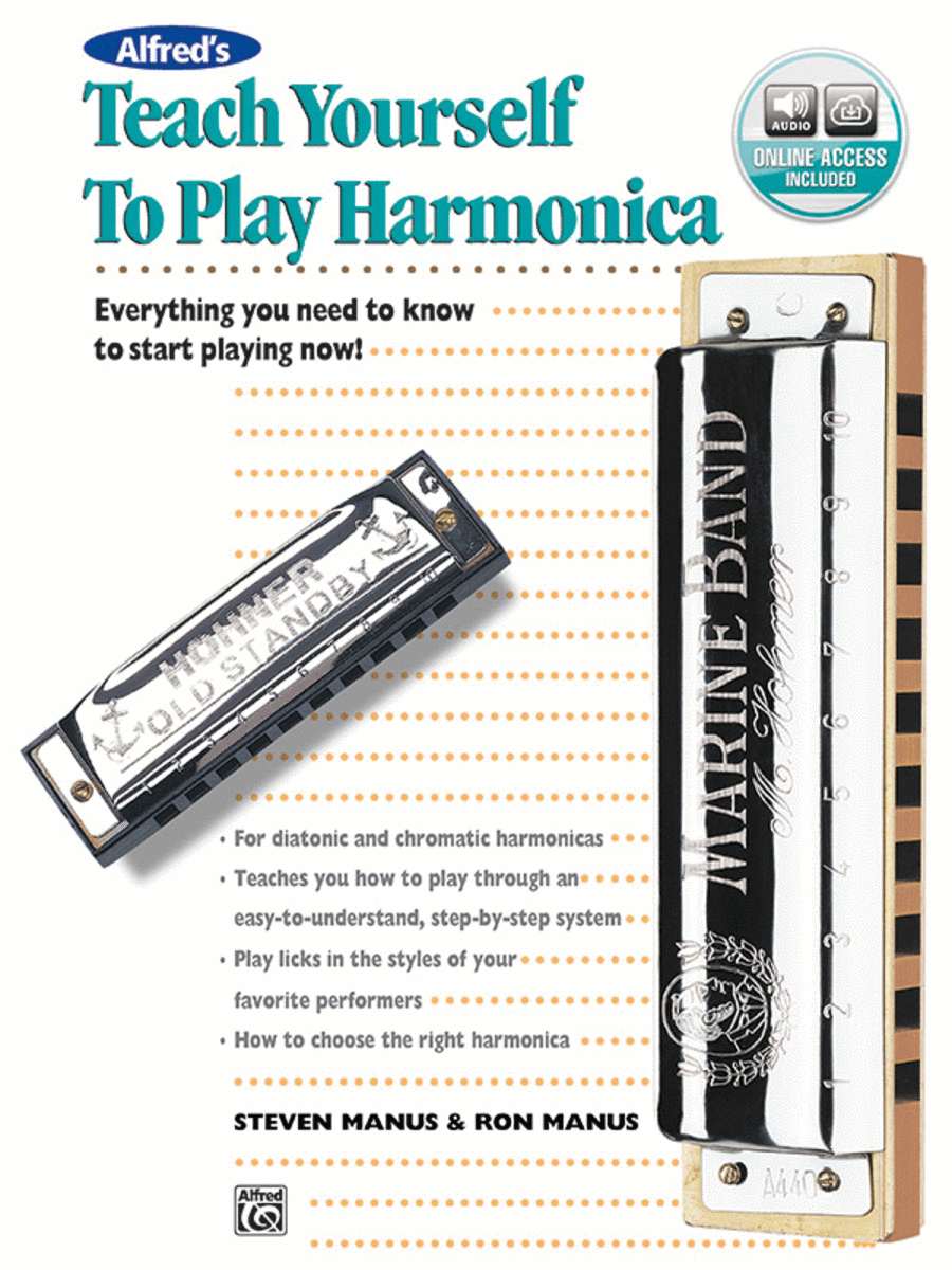 Alfred's Teach Yourself to Play Harmonica Harmonica scores gallery preview page 1