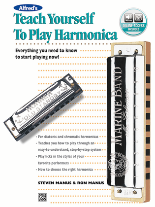 Book cover for Alfred's Teach Yourself to Play Harmonica