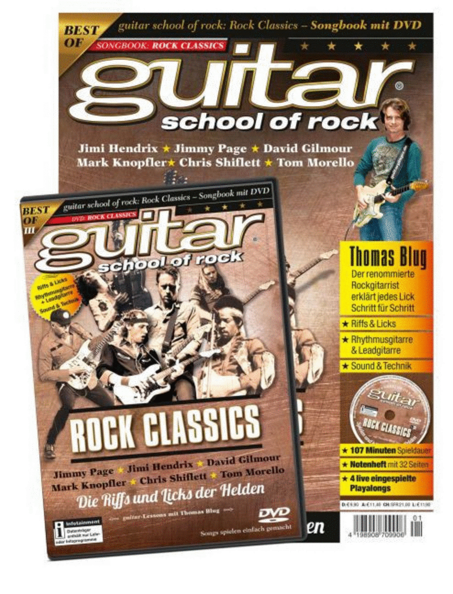 guitar - Best of School of Rock - Rock Classics