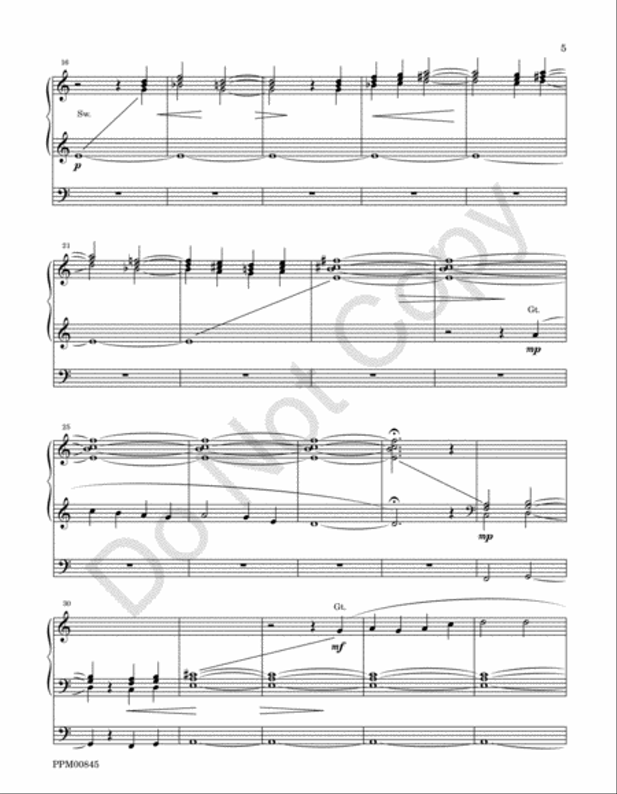 Variations On Wondrous Love Choir scores gallery preview page 8