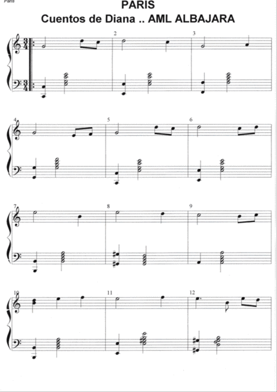 París Piano Solo scores gallery preview page 2