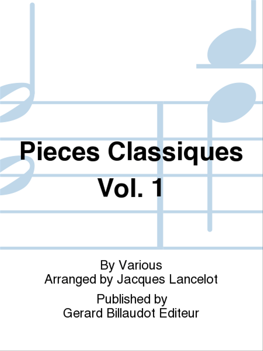 Pieces Classiques Vol. 1 B-Flat Clarinet scores gallery preview page 1