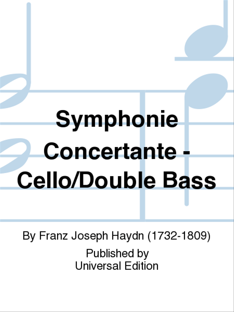 Symphonie Concertante - Cello/Double Bass Orchestra scores gallery preview page 1