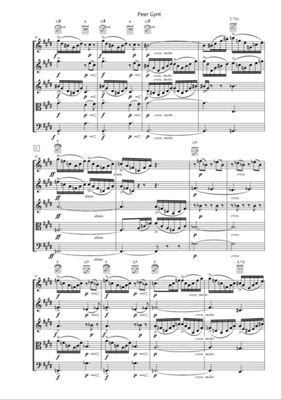 Peer Gynt School and Community scores gallery preview page 3