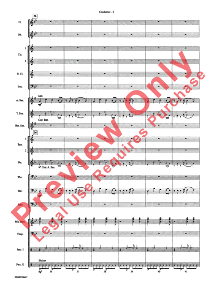 When Summer Takes Flight-cb Concert Band scores gallery preview page 9