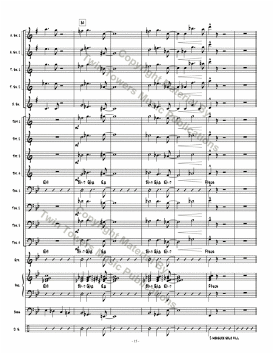 Ice is Nice Jazz Ensemble scores gallery preview page 16