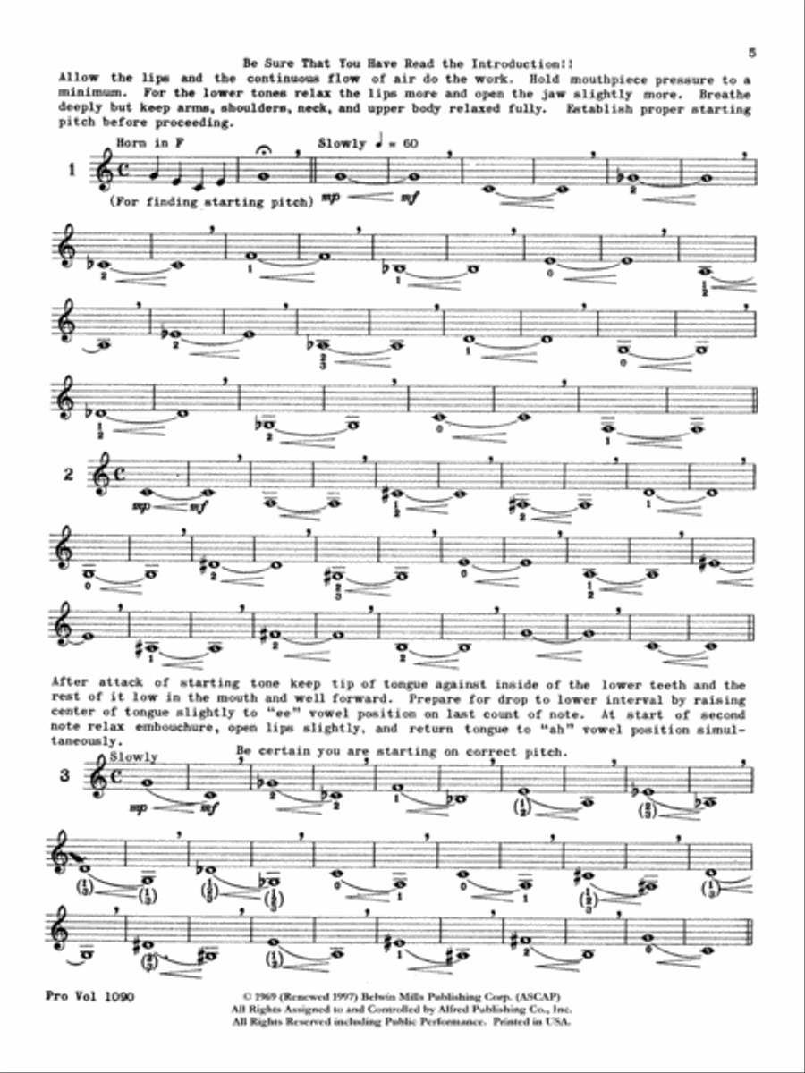 The Embouchure Builder Horn scores gallery preview page 2