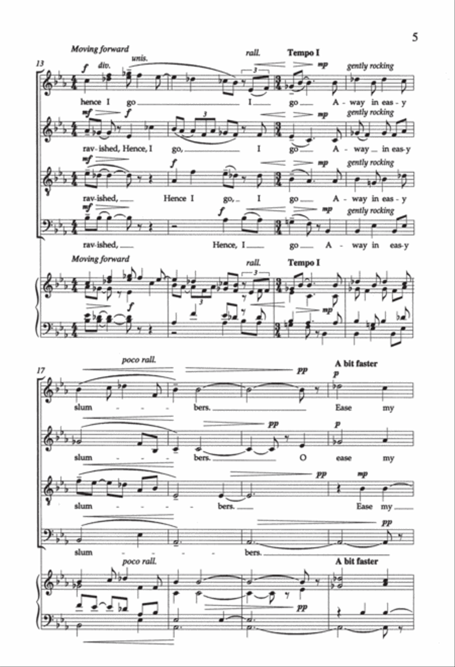 Charm Me Asleep Charm Me Asleep 4-Part scores gallery preview page 5
