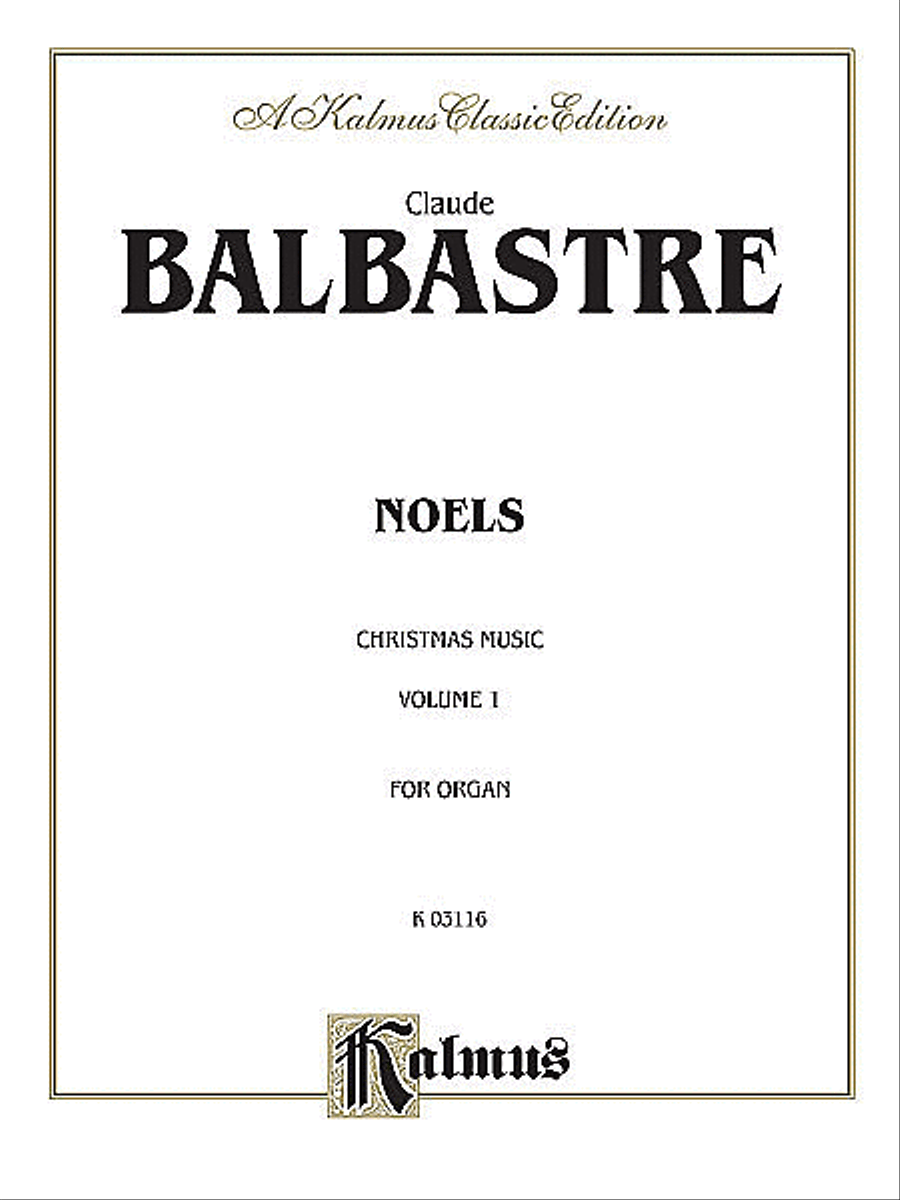 Noels, Volume 1 Organ scores gallery preview page 1