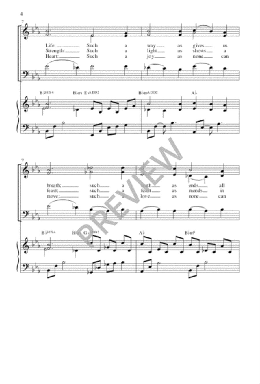 Come, My Way, My Truth, My Life 3-Part scores gallery preview page 4