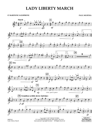 Lady Liberty March - Eb Baritone Saxophone