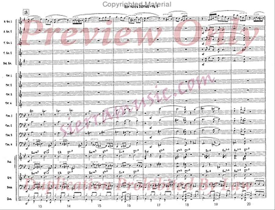 Guy Noir's Brother Guy Noir's Brother Jazz Ensemble scores gallery preview page 4