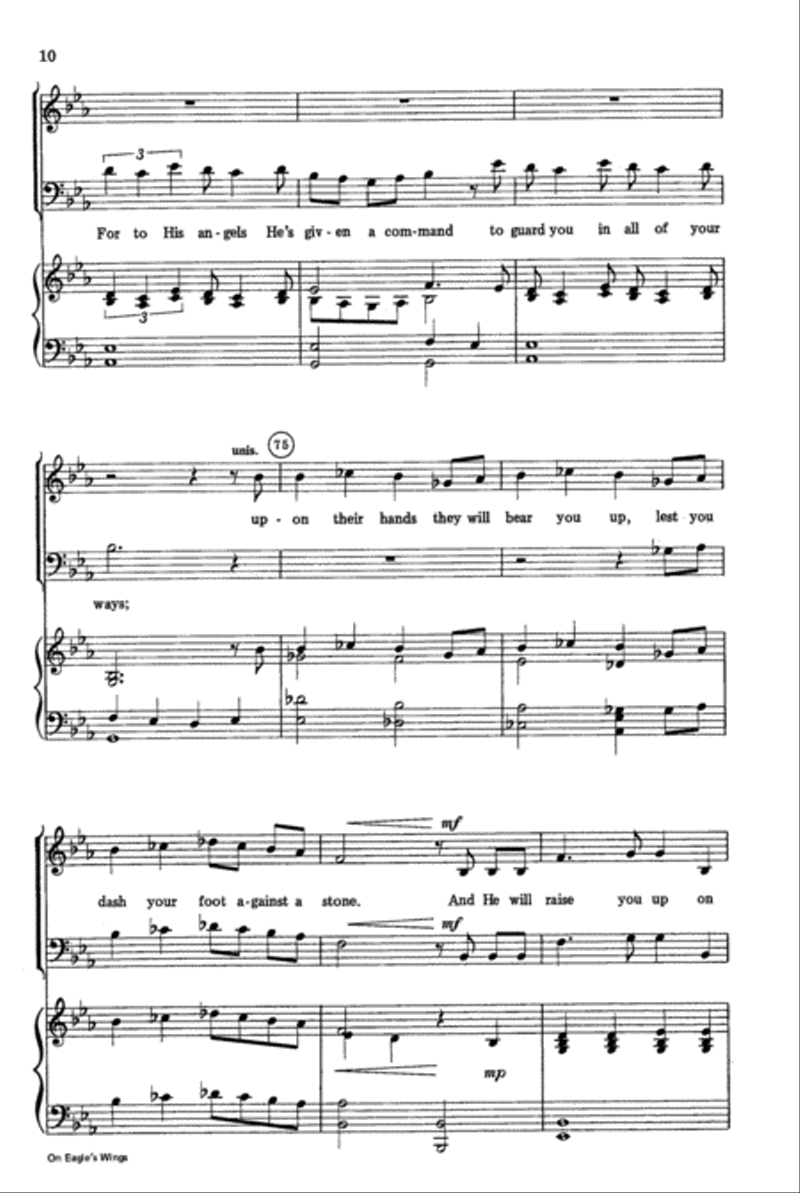 On Eagle's Wings On Eagle's Wings 4-Part scores gallery preview page 11