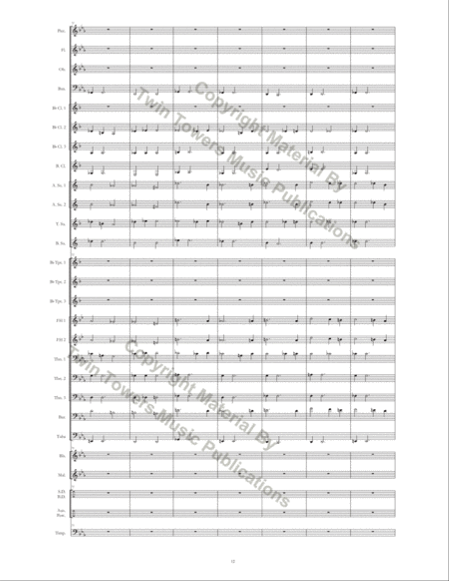 A Century of Opportunity Celebration Concert Band scores gallery preview page 14
