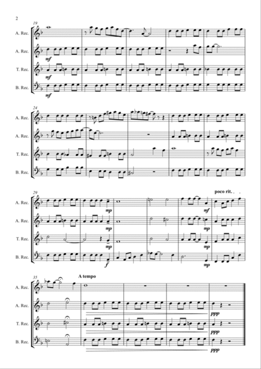 Summertime Alto Recorder scores gallery preview page 2