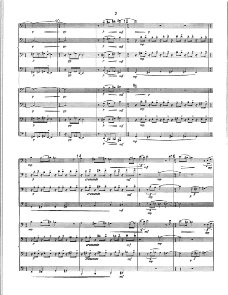 Two Pieces for Tuba/Euphonium Ensemble: Dark Towers, Wind and Wuthering