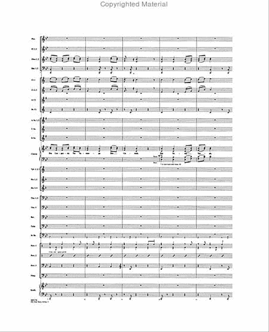 Dry Your Tears, Afrika (from Amistad) Concert Band scores gallery preview page 3