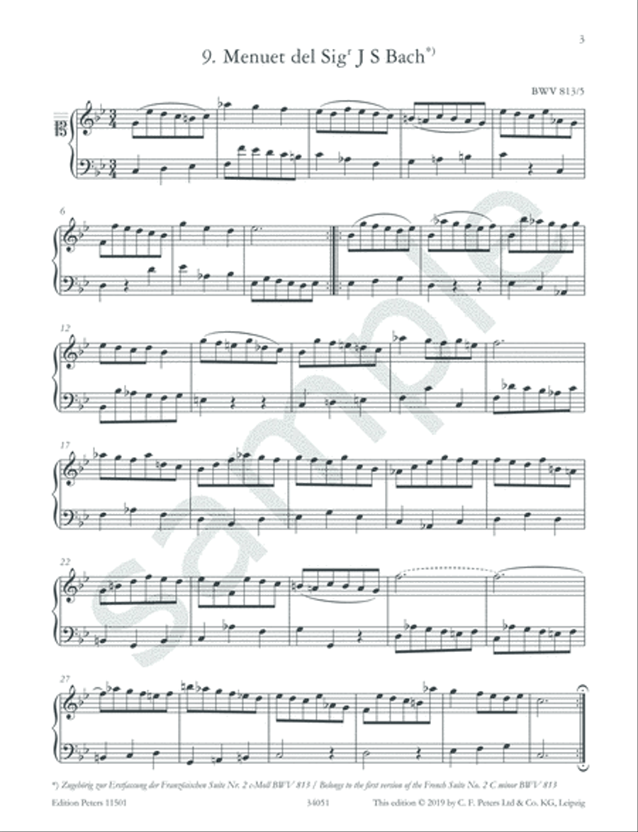 The Notebooks for Anna Magdalena Bach 1722 & 1725 for Piano (Selection) Piano scores gallery preview page 5