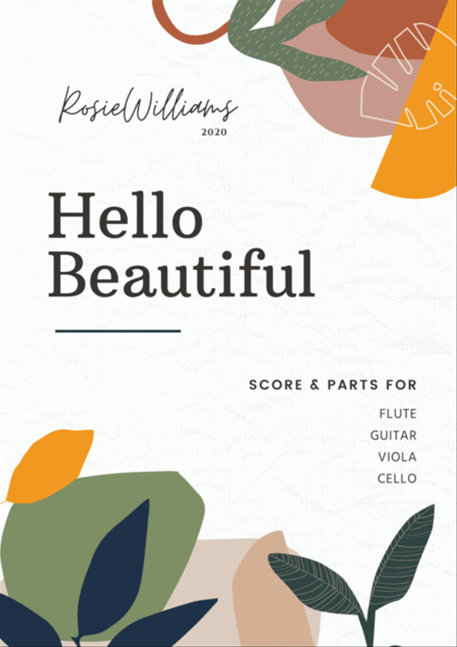 Hello Beautiful Small Ensemble scores gallery preview page 1