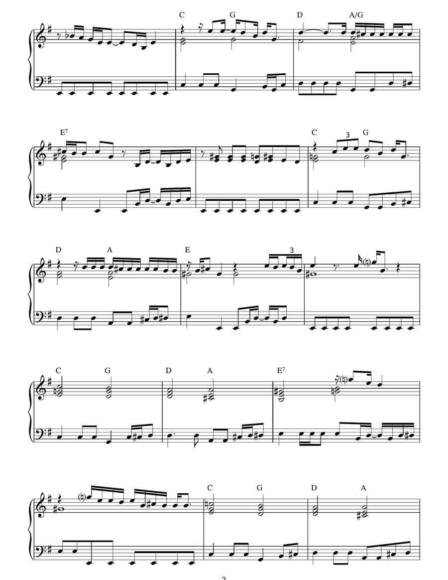 Hey Joe Hey Joe Piano Solo scores gallery preview page 3