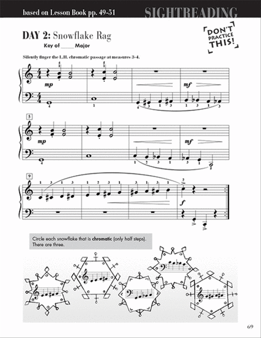 Level 3A – Sightreading Book Piano Method scores gallery preview page 7
