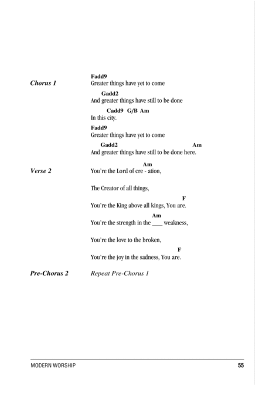 God Of This City Acoustic Guitar scores gallery preview page 2