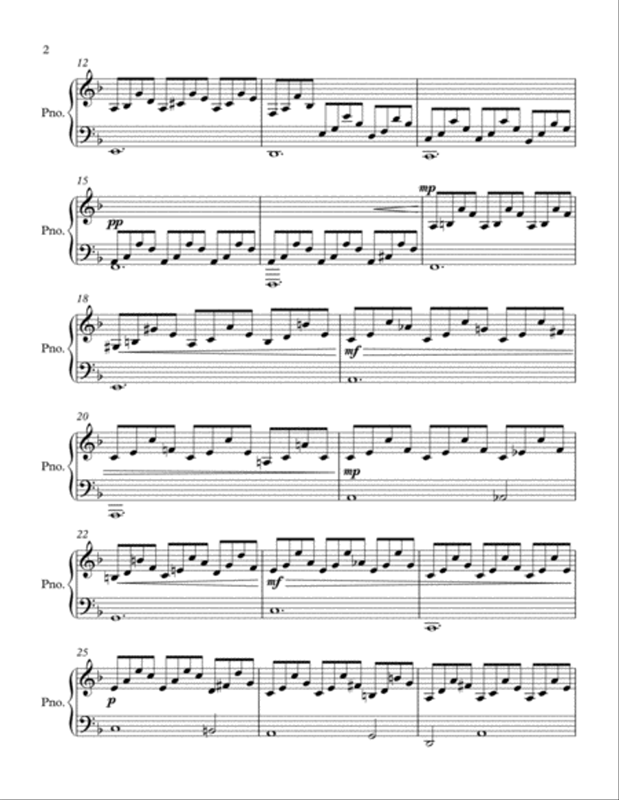 To My Love Piano Solo scores gallery preview page 2