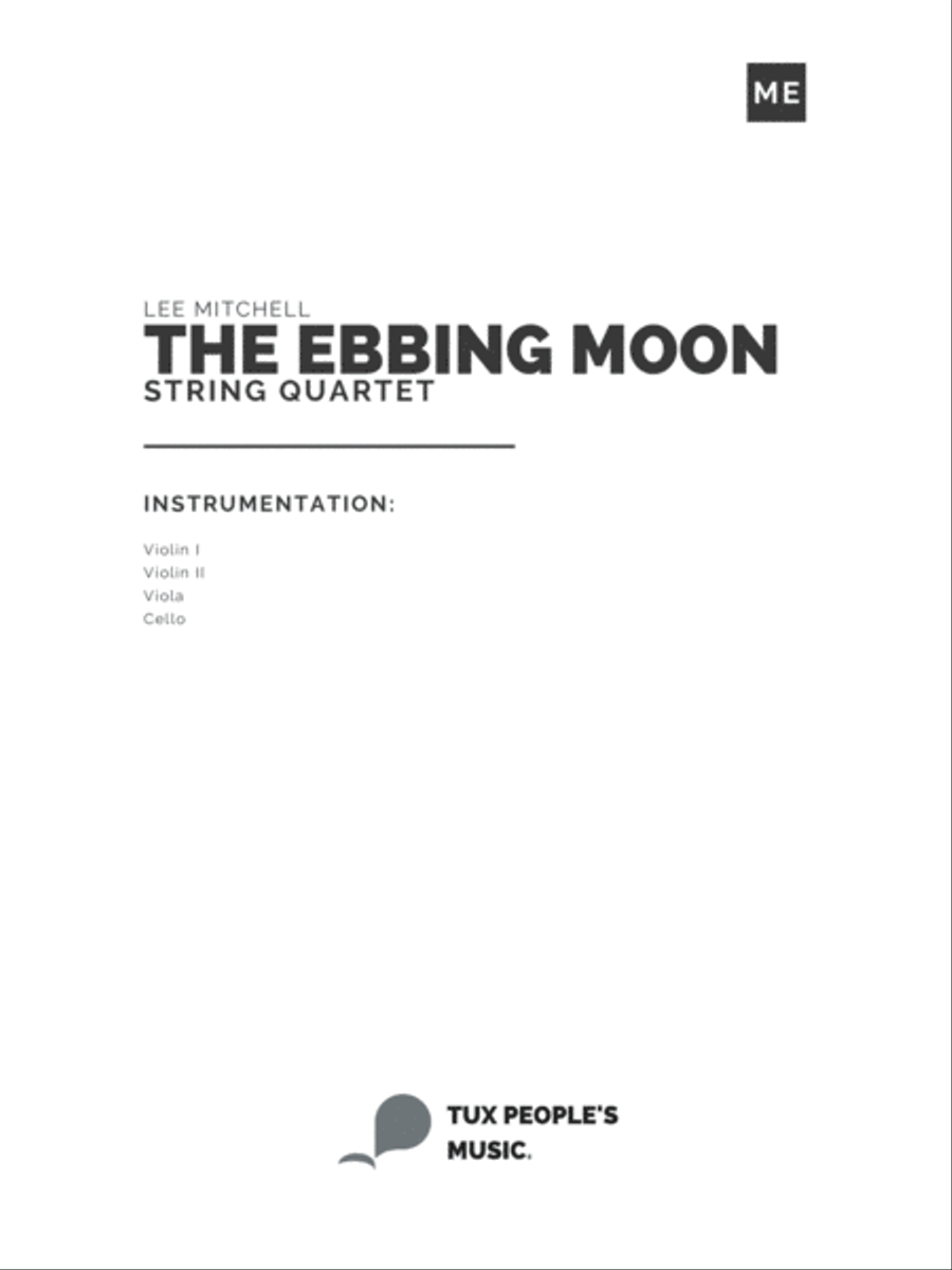 The Ebbing Moon The Ebbing Moon String Quartet scores gallery preview page 2