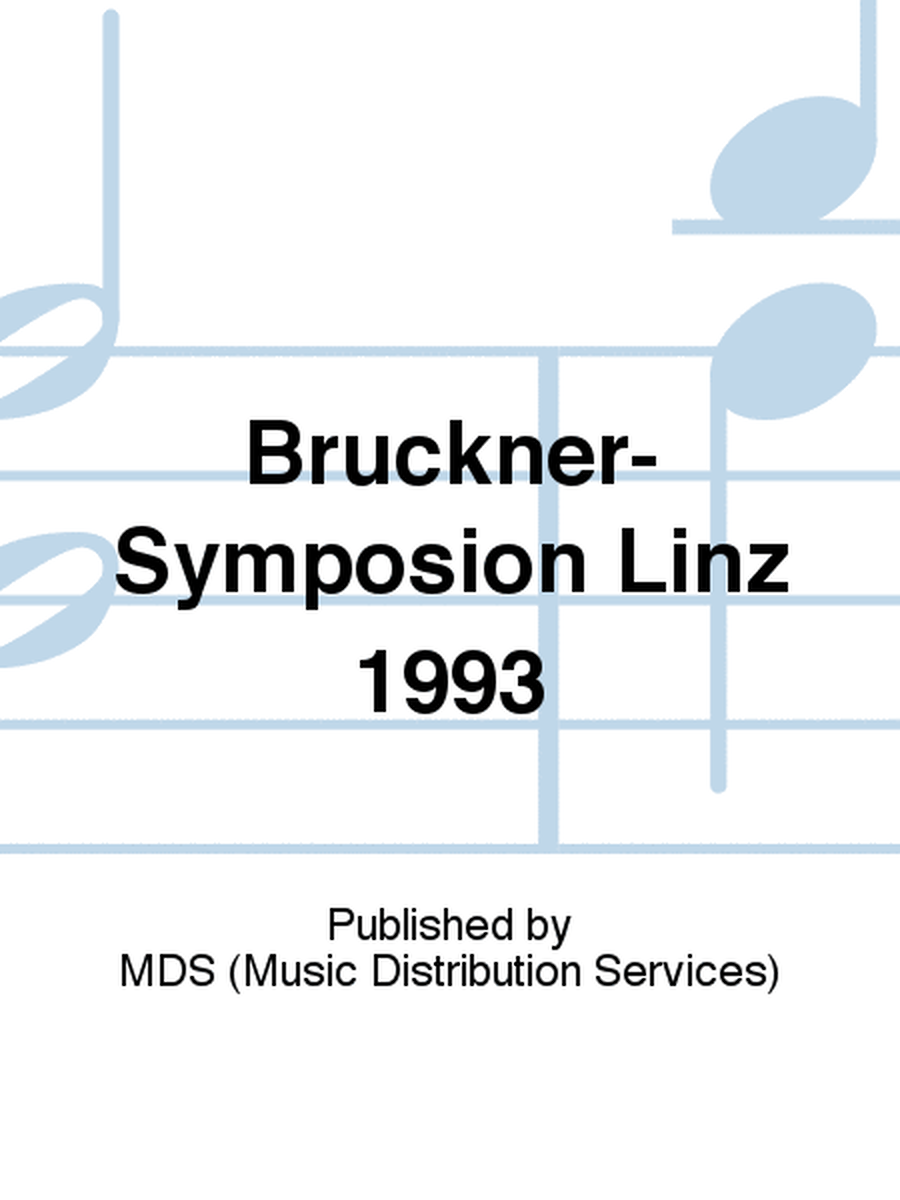 Bruckner-Symposion Linz 1993