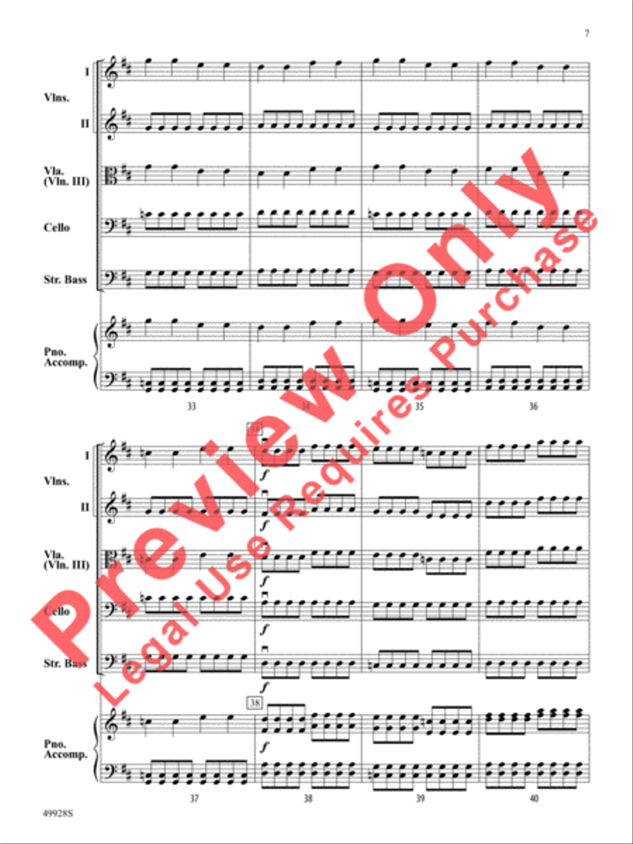 Speed Force String Orchestra scores gallery preview page 8
