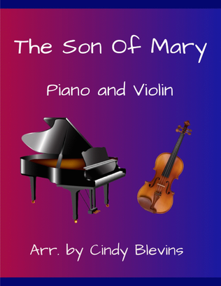 Book cover for The Son of Mary, for Piano and Violin