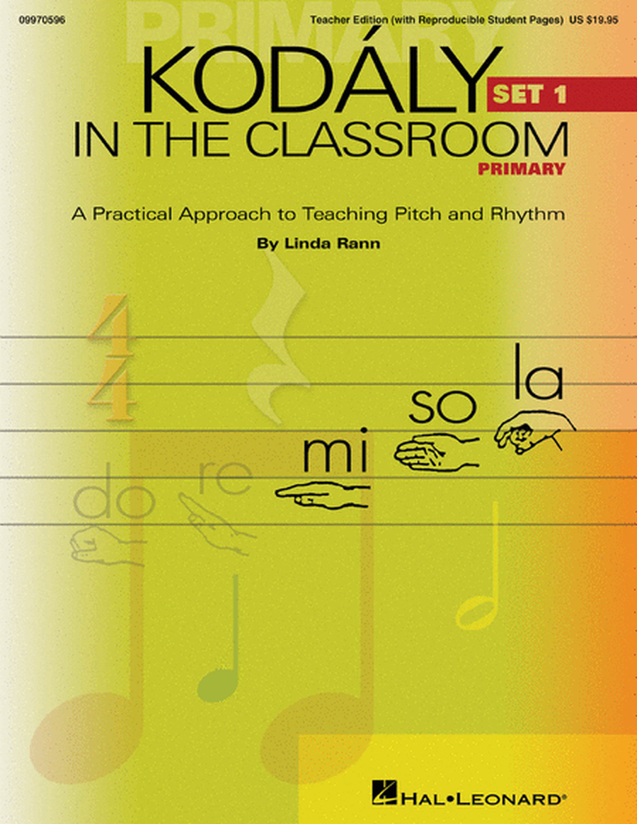 Kodaly in the Classroom - Primary (Set I) image number null