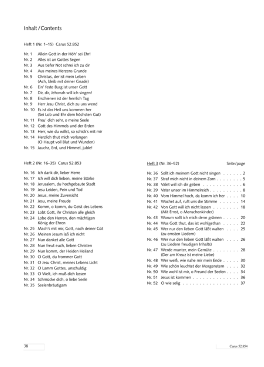 Reger: 52 easy preludes for the most common Lutheran chorales op. 67, Volume 3