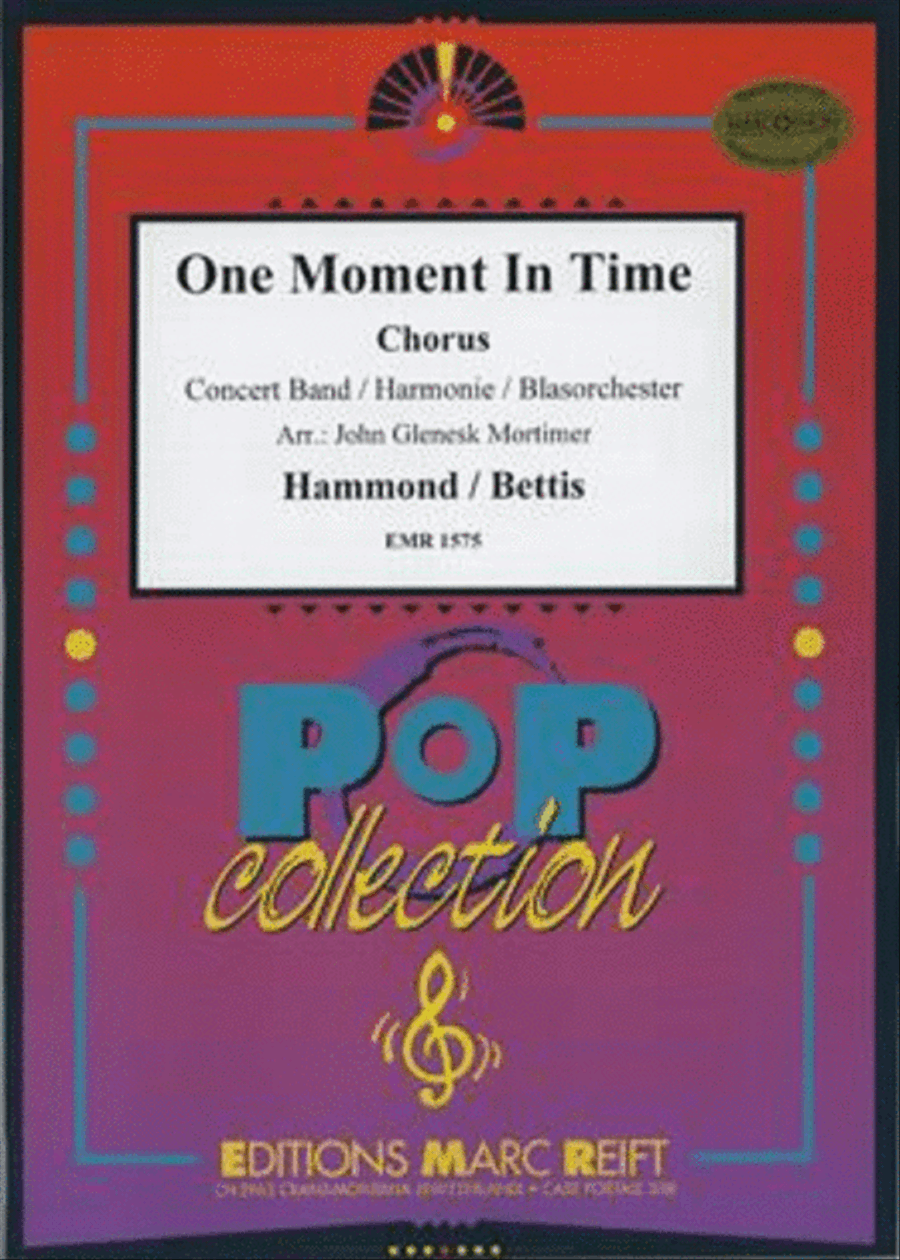One Moment In Time One Moment In Time 4-Part scores gallery preview page 1