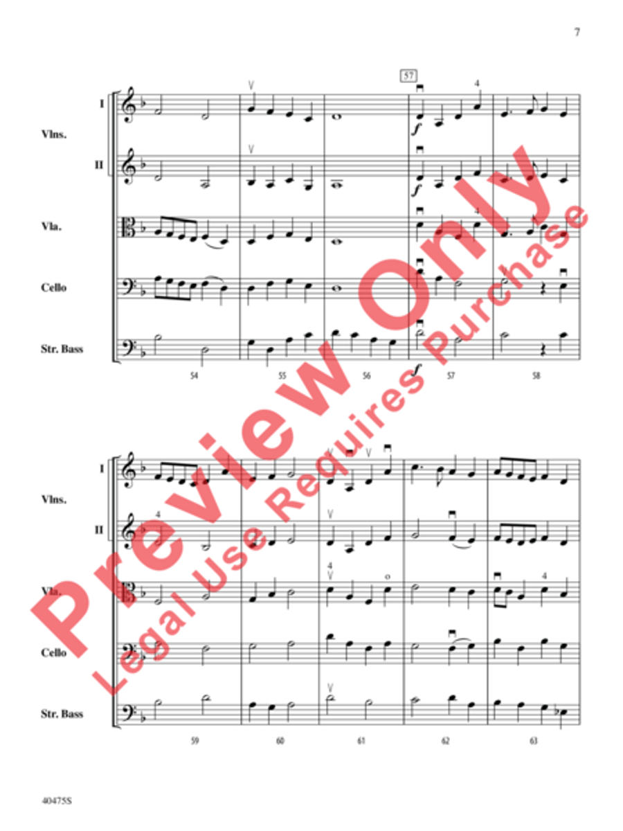Dove's Vagary String Orchestra scores gallery preview page 8